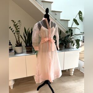 MAJE Splendid organza pink dress - Size 36 ( XS-S)